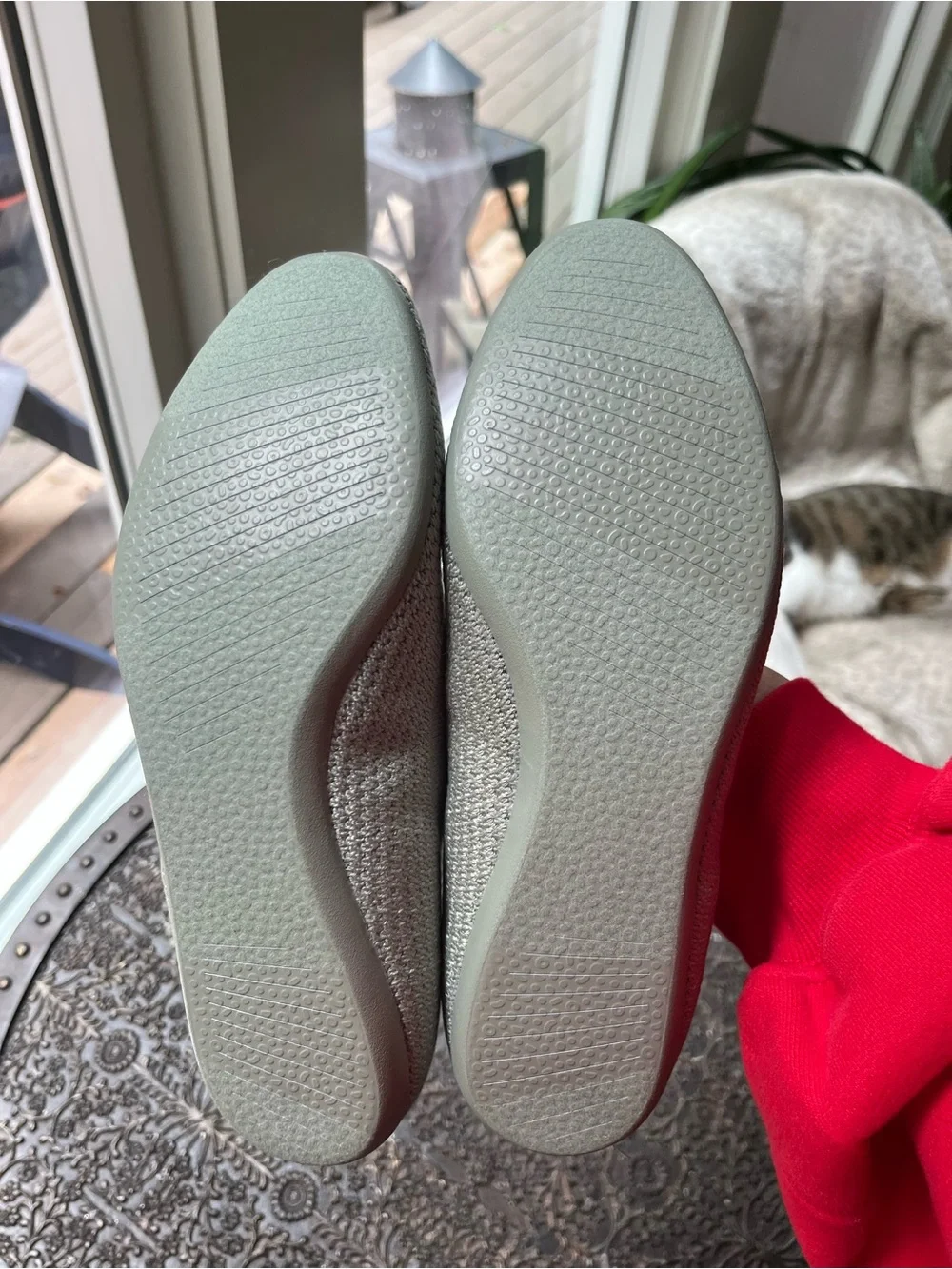 NEW ALLBIRDS TREE BREEZER BALLET FLATS IN PALE SAGE GREEN
